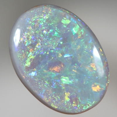 SOLID SEMI BLACK OPAL Bright and sparkling fire